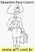 Desenho Para Colorir Feminino