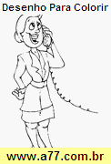 Desenho Para Colorir Mulher