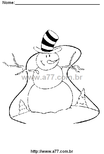 Desenho Para Colorir Natal