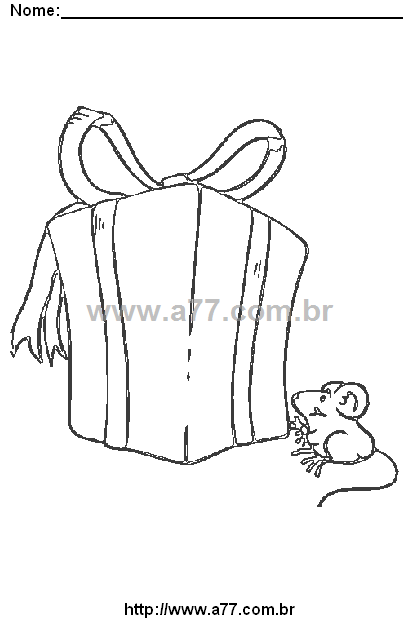 Desenho Para Colorir Natalino
