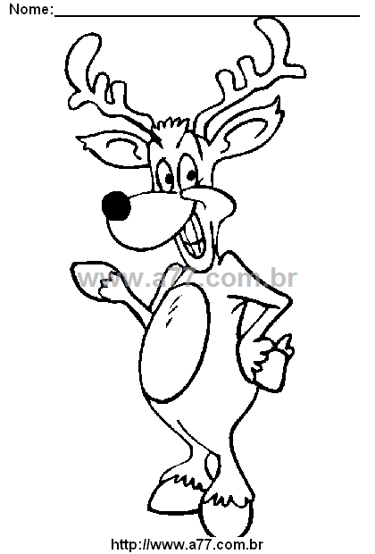 Desenho Para Colorir Festa de Natal