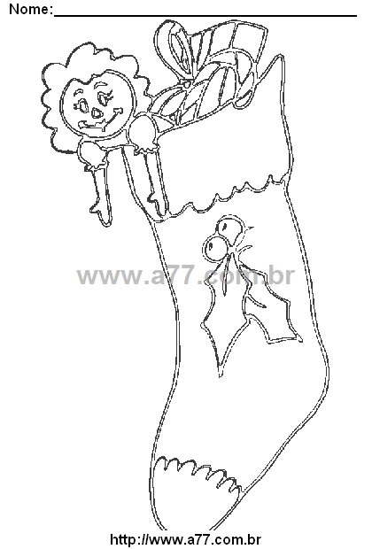 Desenho Para Colorir Papai Noel