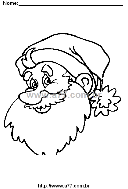 Desenho Para Colorir Festa de Natal