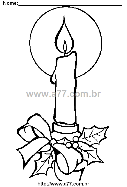 Desenho Para Colorir Feriado de Natal