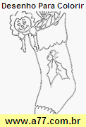 Desenho Para Colorir Papai Noel