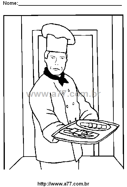 Desenho Para Colorir Profissão
