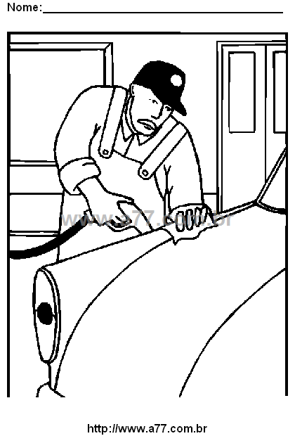Desenho Para Colorir Emprego Remunerado