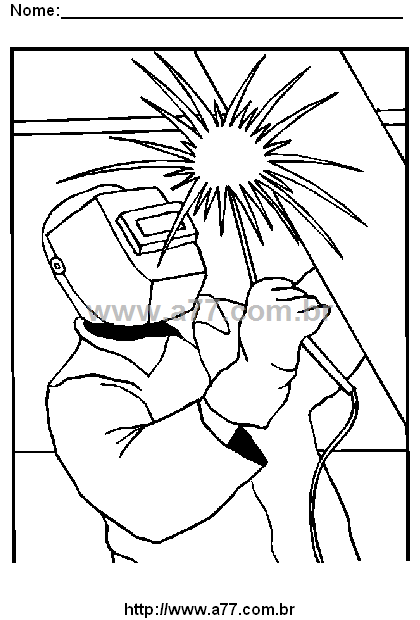 Desenho Para Colorir Emprego