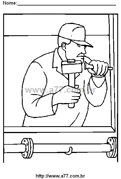 Desenho Para Colorir Profissão