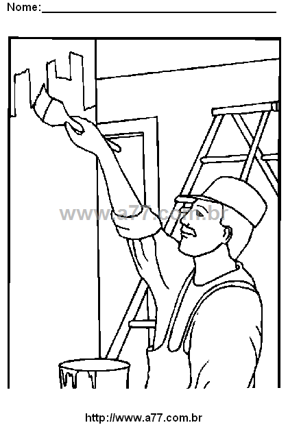 Desenho Para Colorir Trabalho