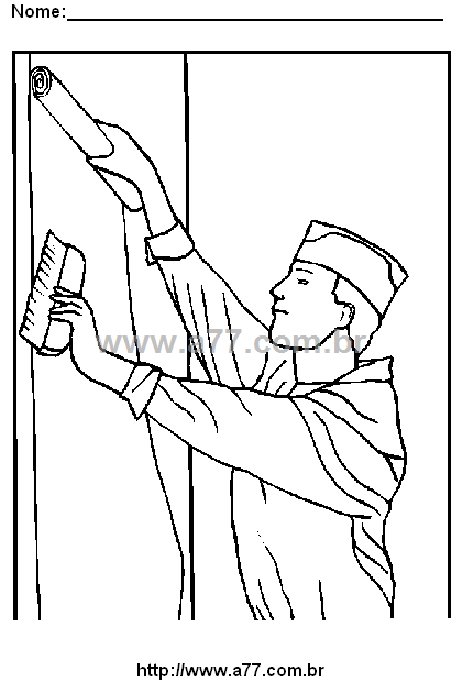 Desenho Para Colorir Profissão