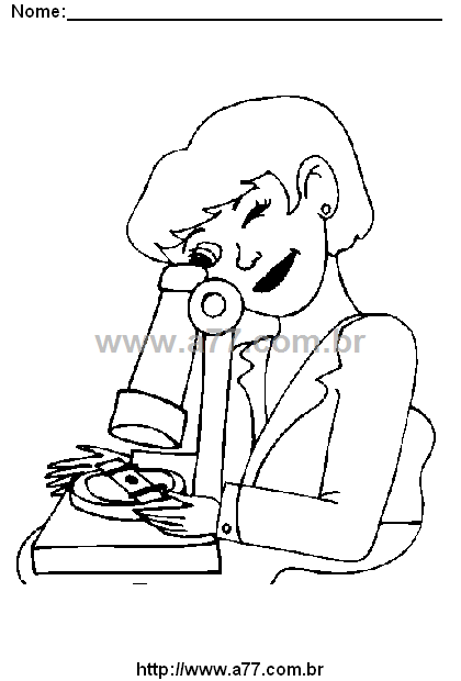 Desenho Para Colorir Profissão Feminina