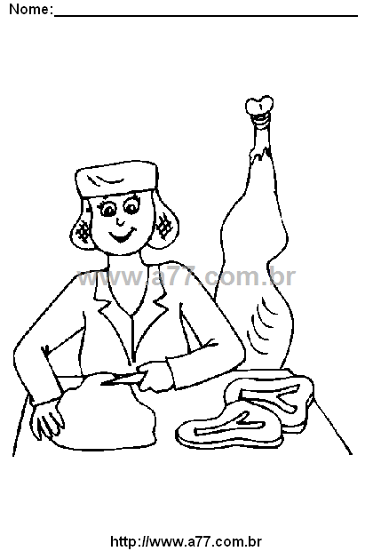 Desenho Para Colorir Trabalho Humano