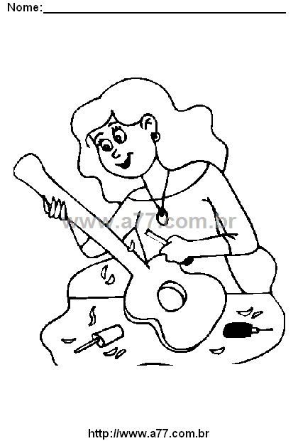 Desenho Para Colorir Profissão de Mulher