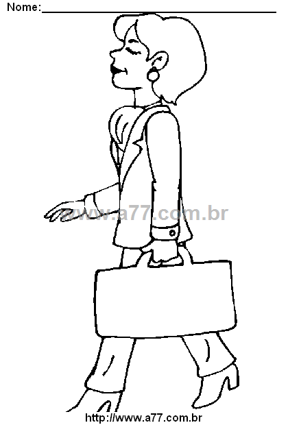 Desenho Para Colorir Trabalho Humano