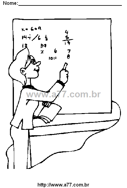 Desenho Para Colorir Profissão de Mulher