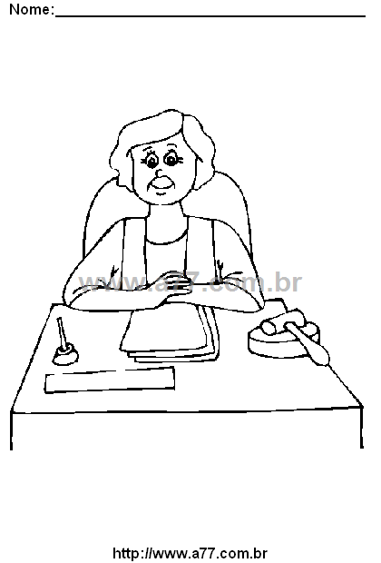 Desenho Para Colorir Trabalho Humano