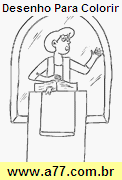 Desenho Para Colorir Profissão de Mulher