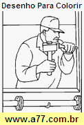Desenho Para Colorir Profissão