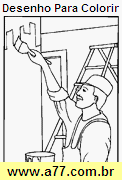 Desenho Para Colorir Trabalho