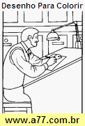 Desenho Para Colorir Emprego Remunerado
