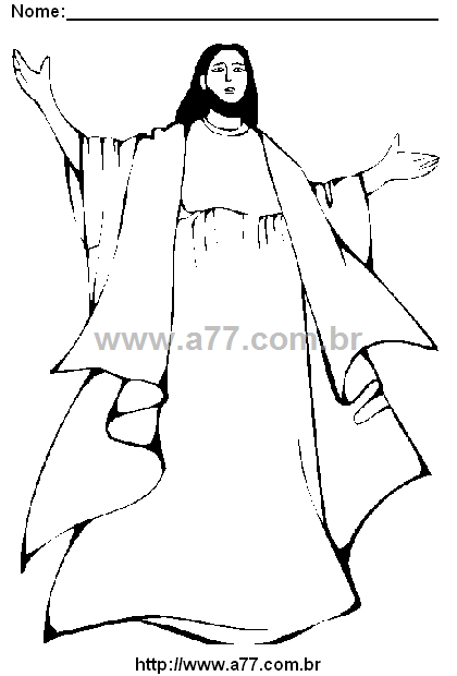 Desenho Para Colorir Fé