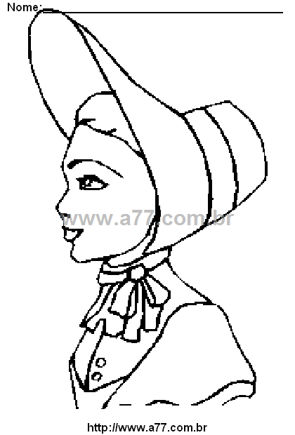 Desenho Para Colorir Fisionomia
