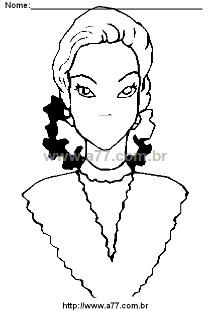 Desenho Para Colorir Fisionomia