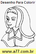 Desenho Rosto de Mulher Bonita