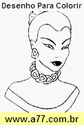 Desenho Rosto de Mulher