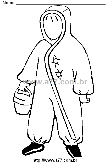 Desenho Para Colorir Vestimenta