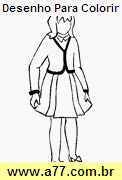 Desenho Para Colorir Roupa