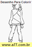 Desenho Para Colorir Moda