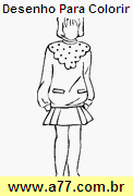 Desenho Para Colorir Roupa