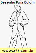 Desenho Para Colorir Vestimenta