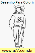 Desenho Para Colorir Vestimenta
