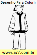 Desenho Para Colorir Moda