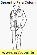 Desenho Para Colorir Roupa, Vestimenta