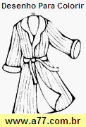 Desenho Para Colorir Roupa de Criança