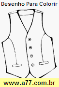 Desenho Para Colorir Roupa de Criança