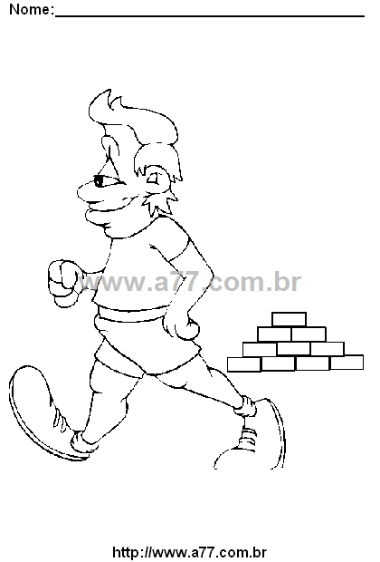 Desenho Para Colorir Viver Com Saúde