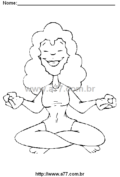 Desenho Para Colorir Saúde