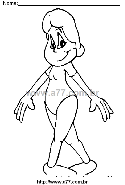 Desenho Para Colorir Vida Saudável