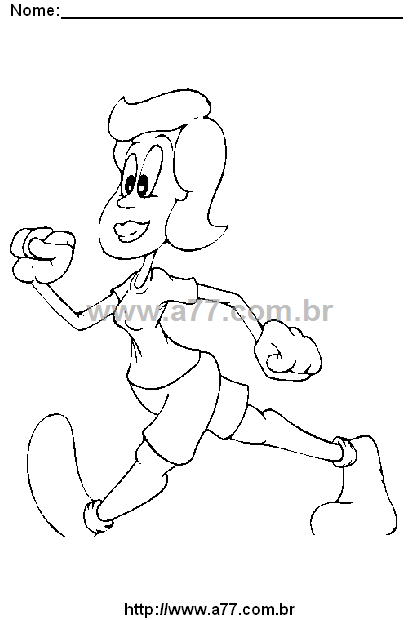 Desenho Para Colorir Viver Com Saúde