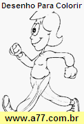 Desenho Para Colorir Vida Saudável