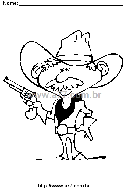 Desenho Para Colorir Country