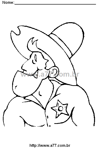 Desenho Para Colorir Country