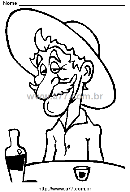Desenho Para Colorir Country