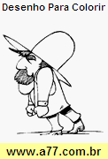 Desenho Para Colorir Cowboy