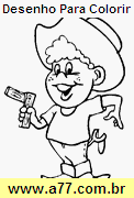 Desenho Para Colorir Velho Oeste